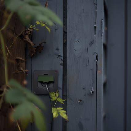 Bodeneinbau-Steckdose für den Außenbereich IP55 schwarz rechteckig