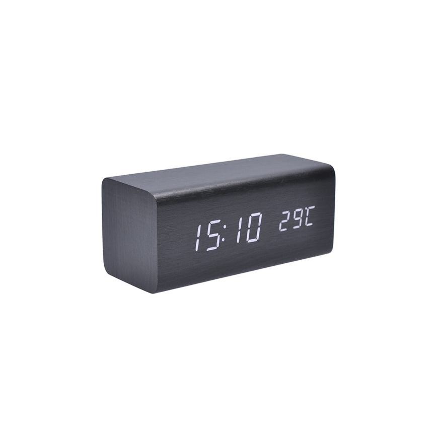 Orologio con sveglia LED/5V/3xAAA 3000mA