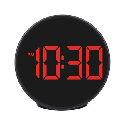 Digitale Uhr mit Wecker, 5 V / 3×AAA
