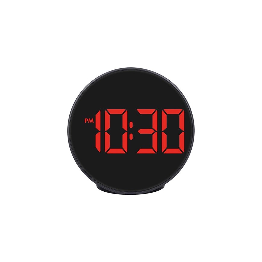 Digitale Uhr mit Wecker, 5 V / 3×AAA