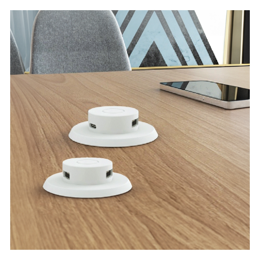 Integrato USB caricatore USB A+C bianco