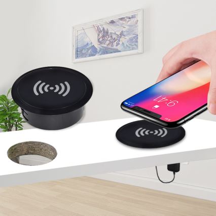Chargeur sans fil intégré noir