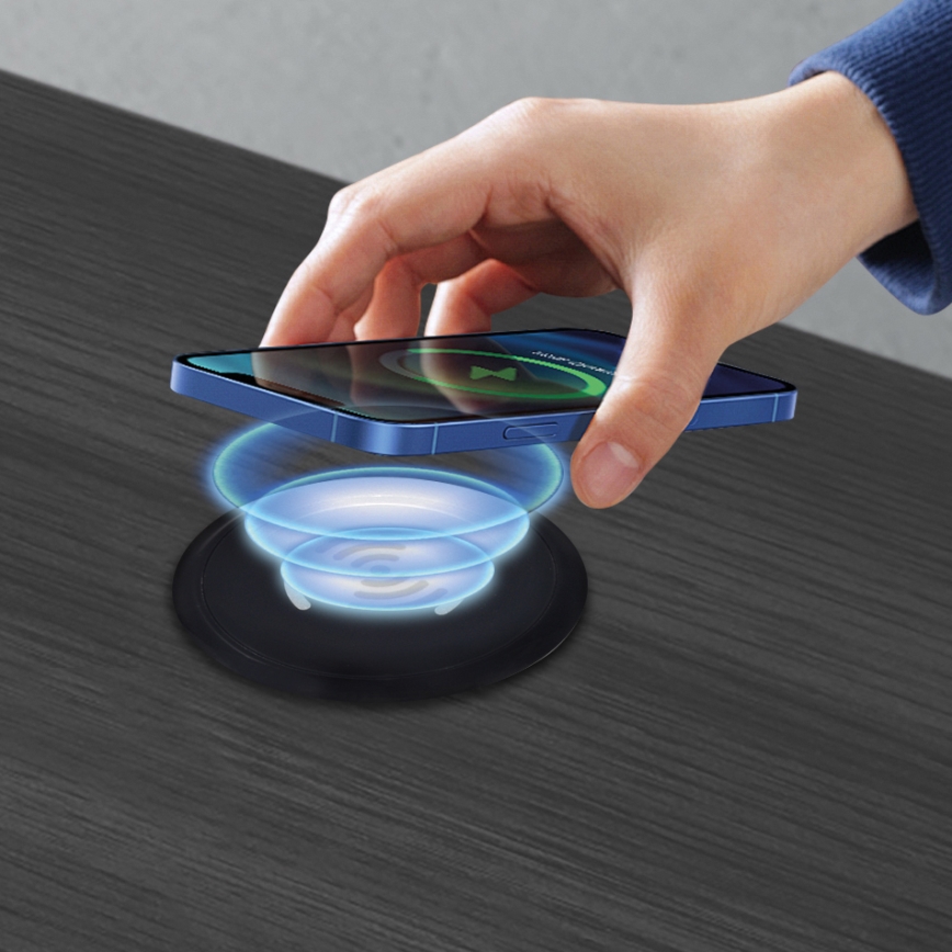 Chargeur sans fil intégré noir
