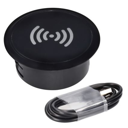 Chargeur sans fil intégré noir