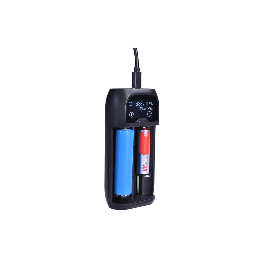 Solight DN27 − Batterieladegerät Ni-MH/CD/AA/AAA, Li-Ion