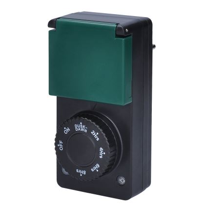 Timer con sensore crepuscolare 3600W/230V IP44