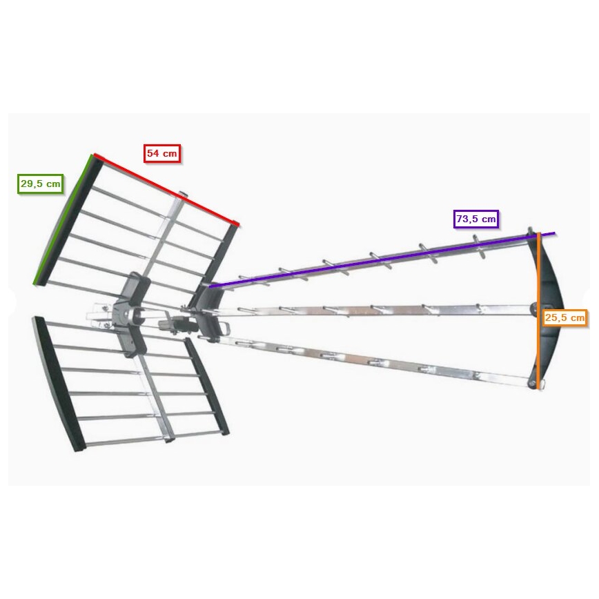Antenne extérieure DVB-T/DVB-T2