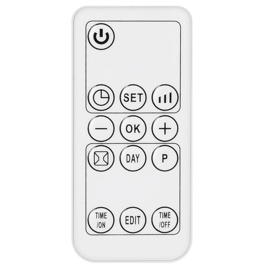 Élément chauffant salle de bain en céramique 1000/2000W/230V IP22 + Télécommande