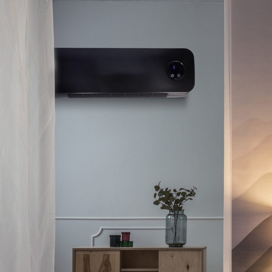 Keramisches Badezimmer-Heizgerät 1000/2000 W, 230 V, IP24 – mit Fernbedienung