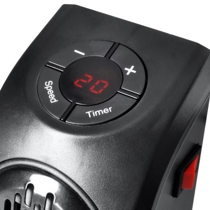 Mini presa ventilatore con un elemento riscaldante in ceramica 350W/230V