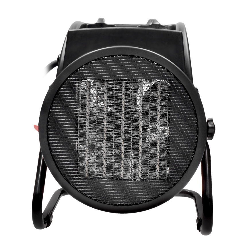 Ventilateur sur pied avec un élément chauffant en céramique 3000W/230V noir
