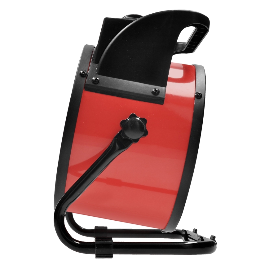 Ventilatore con supporto con un elemento riscaldante in ceramica 3000W/230V nero
