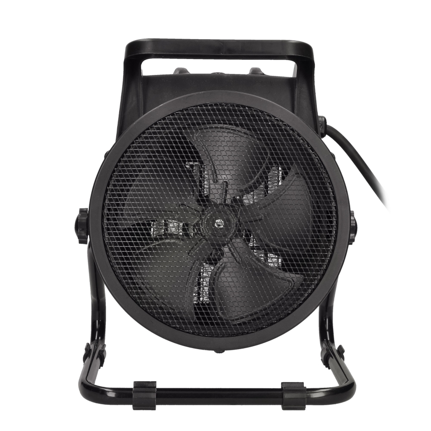 Ventilatore con supporto con un elemento riscaldante in ceramica 3000W/230V nero