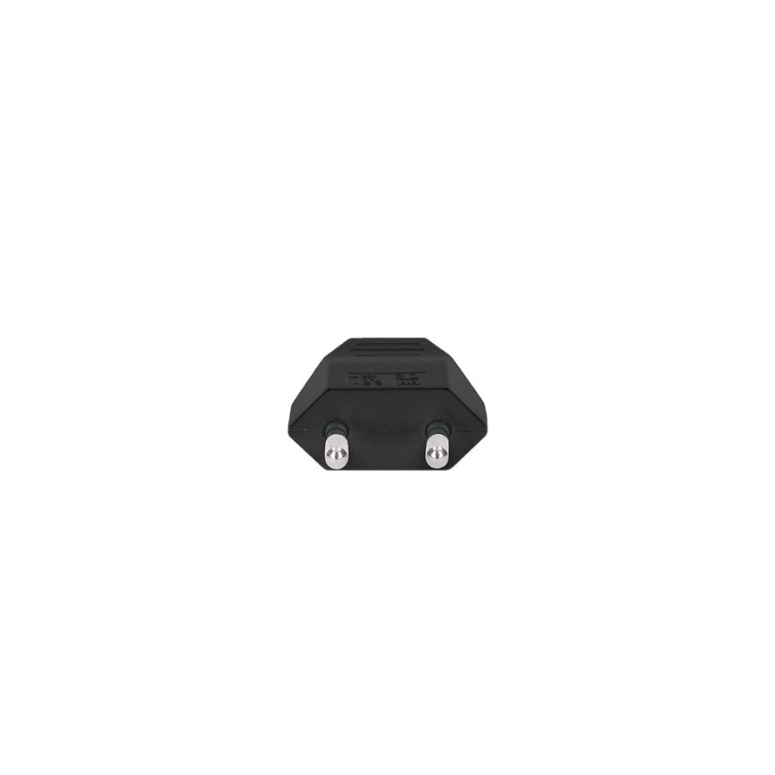 Fiche plate droite 230V/2,5A