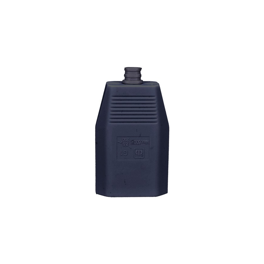 Fiche plate droite 230V/2,5A