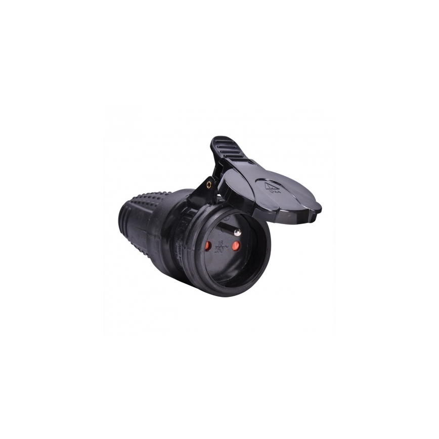 Prise en caoutchouc pour zones humides 230V/16A IP44