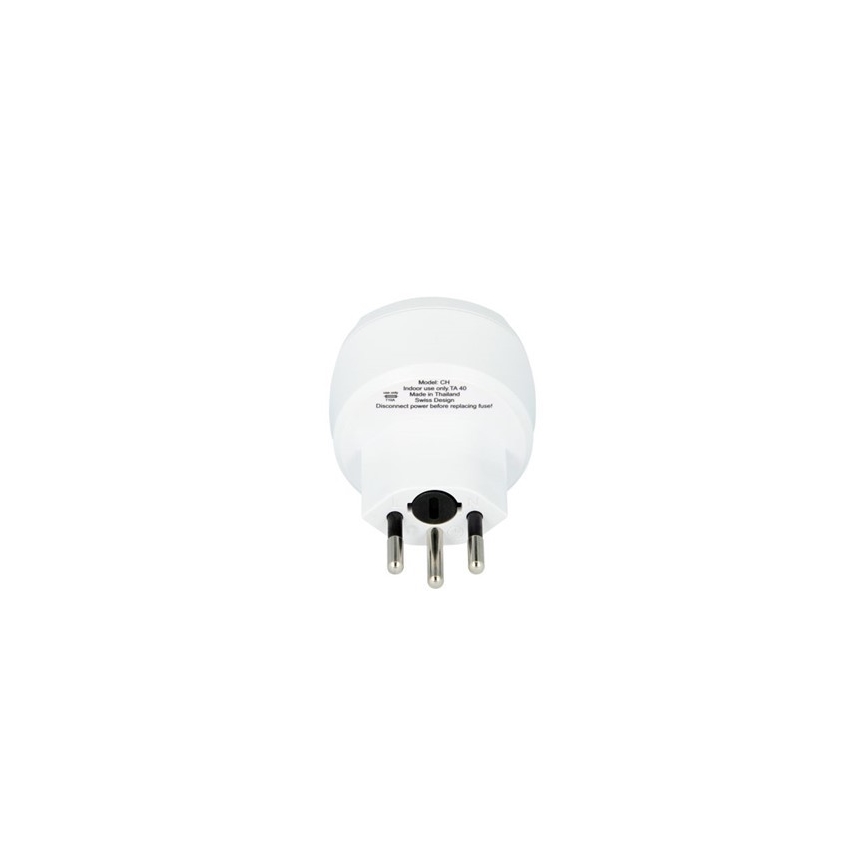 Adaptateur de voyage pour la Suisse 230V
