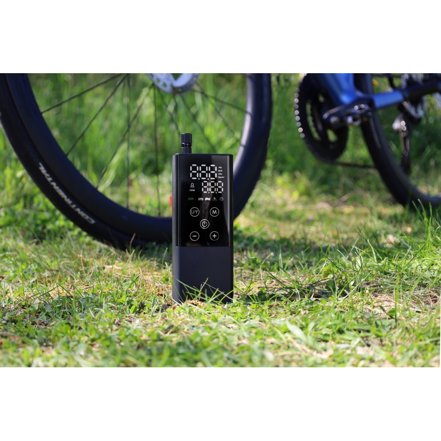 Compressore tascabile digitale 2000 mAh 5V nero