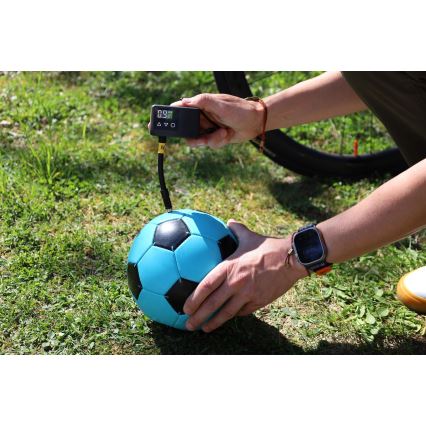 Compresseur d'air numérique de poche 500 mAh 5V, noir