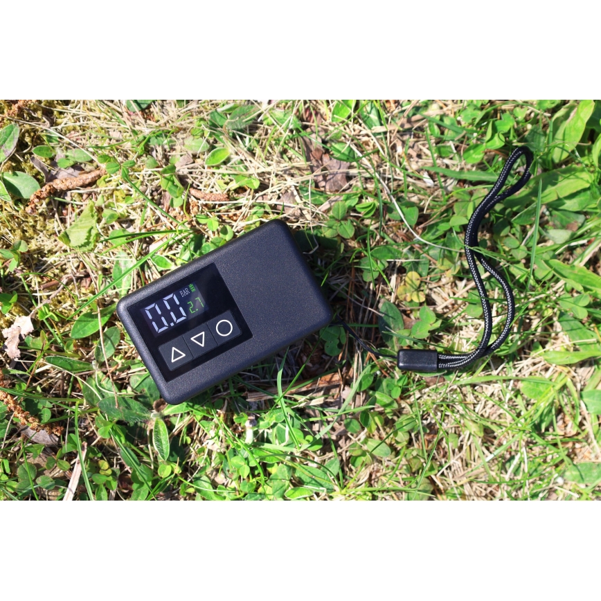 Compresseur d'air numérique de poche 500 mAh 5V, noir