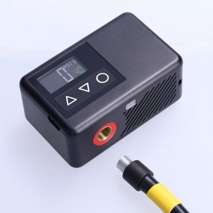 Compressore tascabile digitale 500 mAh 5V nero