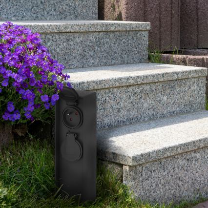 Multipresa verticale da esterno 2Z 230V IP44