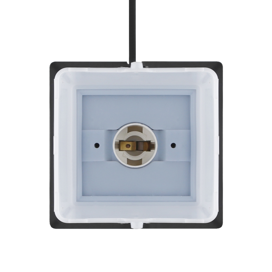 Lampada da esterno con 2 prese 1xE14/15W/230V IP44 nero