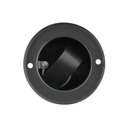 Multipresa verticale da esterno 2Z 230V IP44 nero arrotondato