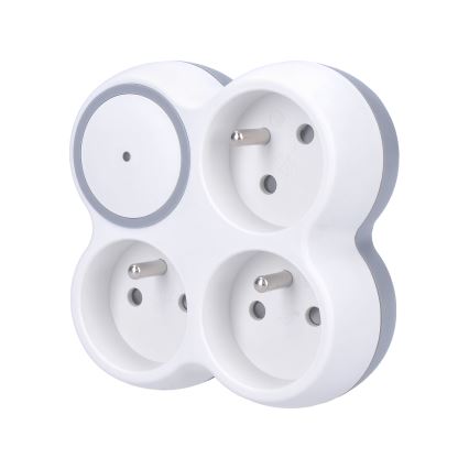 Protezione contro le sovratensioni per prese 230V/16A 3Z bianco