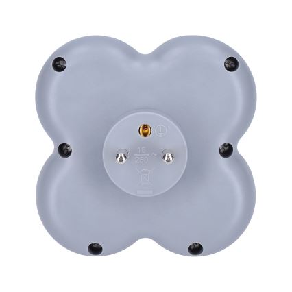 Steckdose mit Überspannungsschutz 230V/16A 3Z weiß