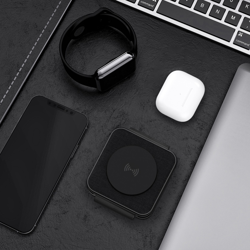 Caricatore wireless 3-in-1 da 15 W
