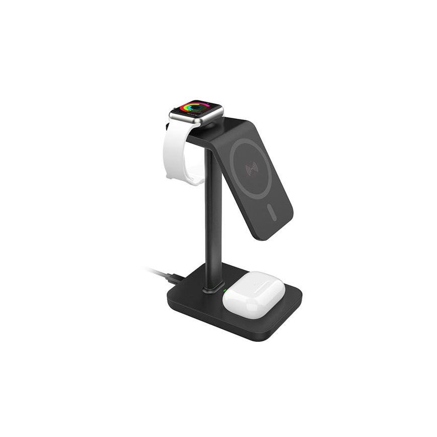 Base di ricarica wireless da tavolo 3 in 1 23W