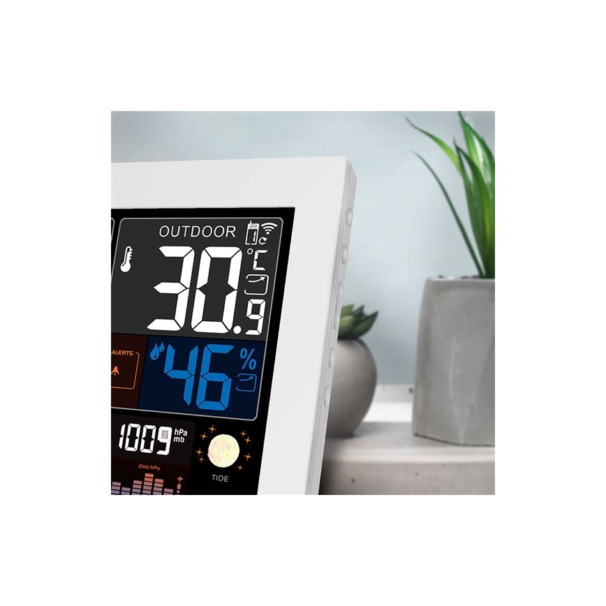 Wetterstation mit farbigem LCD-Display 5V/2xAA + 2xAA