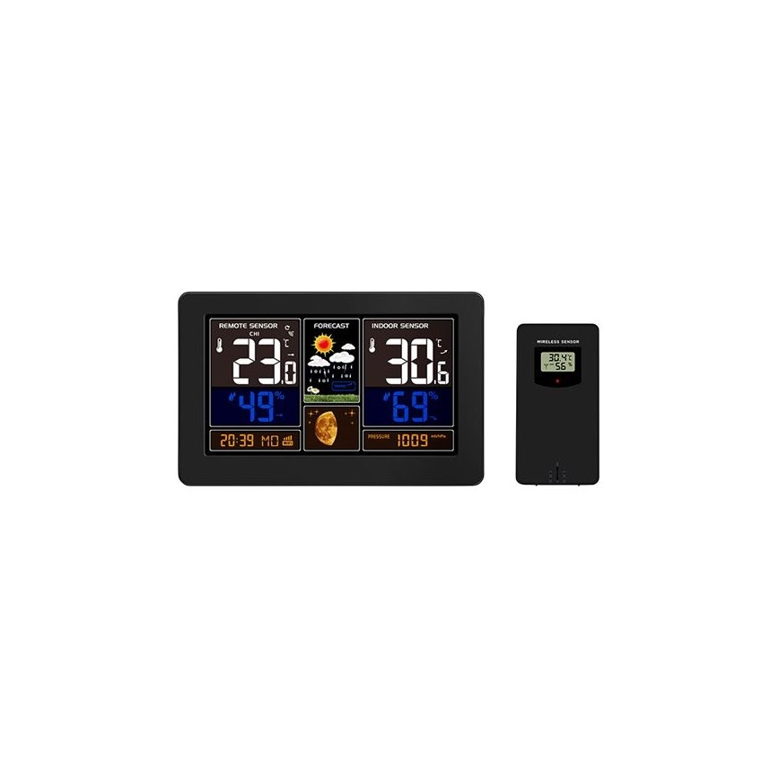 Stazione meteo con display LCD a colori 2xAA/5V Wi-Fi Tuya