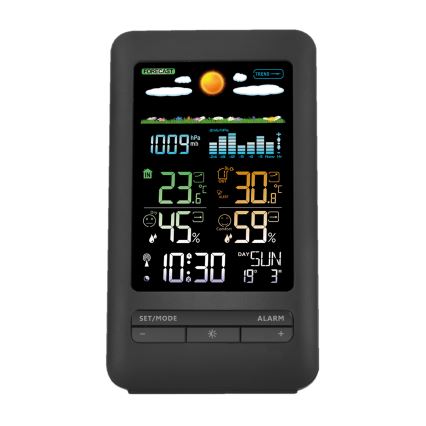 Stazione meteo con display LCD 2xAA nero