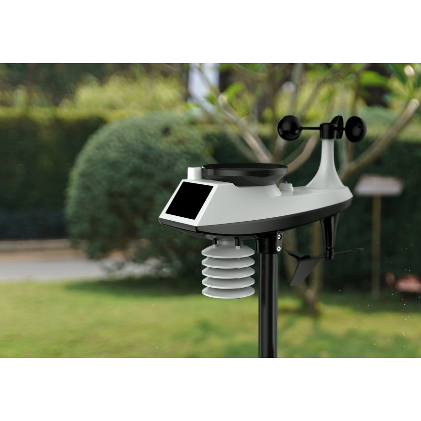 Station météo professionnelle avec écran couleur LCD 5V/2xAA + 3xAA + 2xAA Wi-Fi Tuya