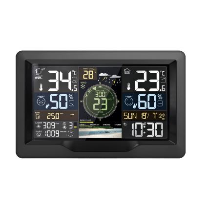Stazione meteo professionale con display LCD a colori 2xAA Wi-Fi Tuya