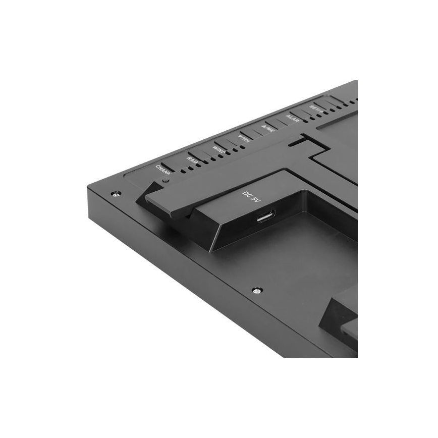 Station météo professionnelle avec écran LCD 5V/2xAA + 3xAAA Wi-Fi