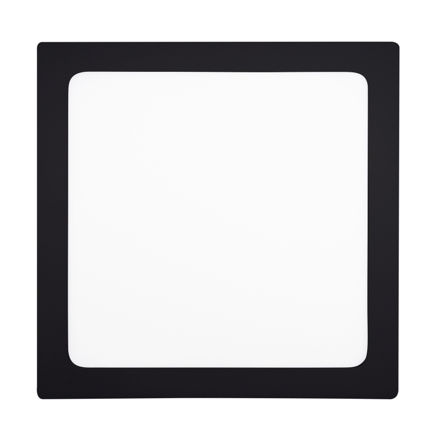 LED Plafoniera LED/24W/230V 3000/4000/6000K nero angolare