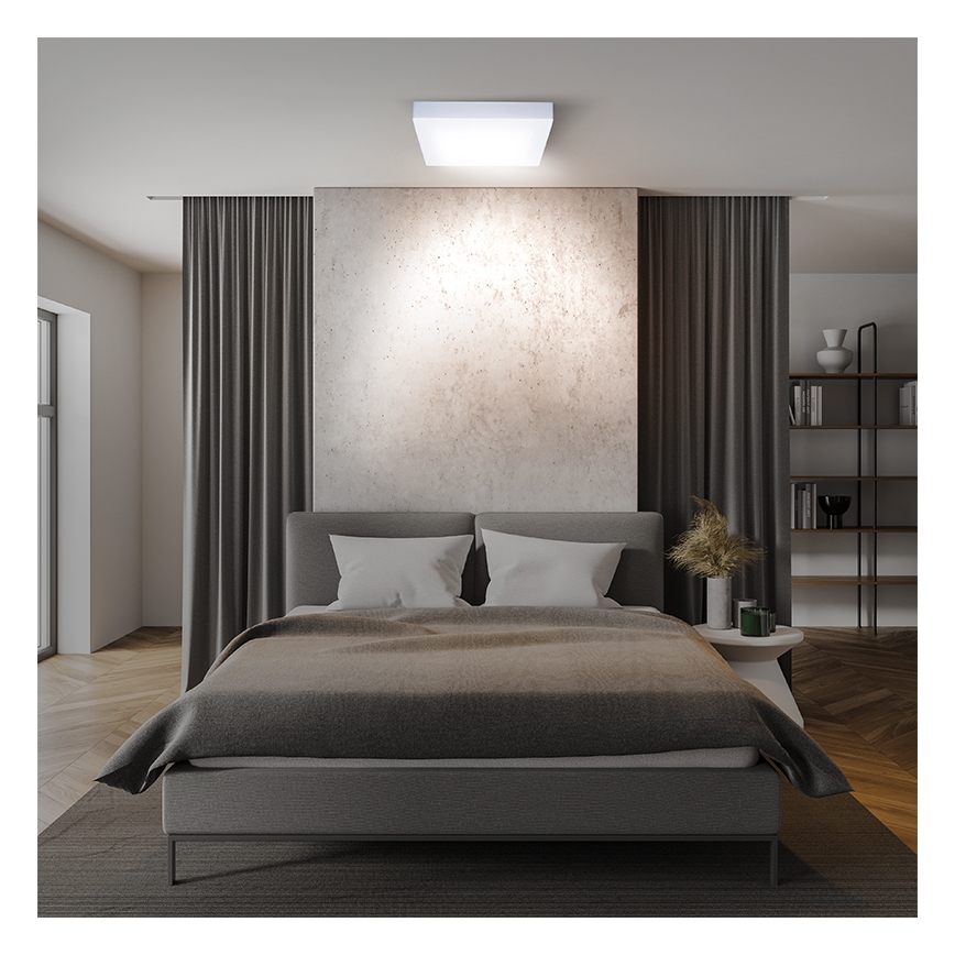 Plafonnier LED/24W/230V 3000/4000/6000K 30x30 cm blanc