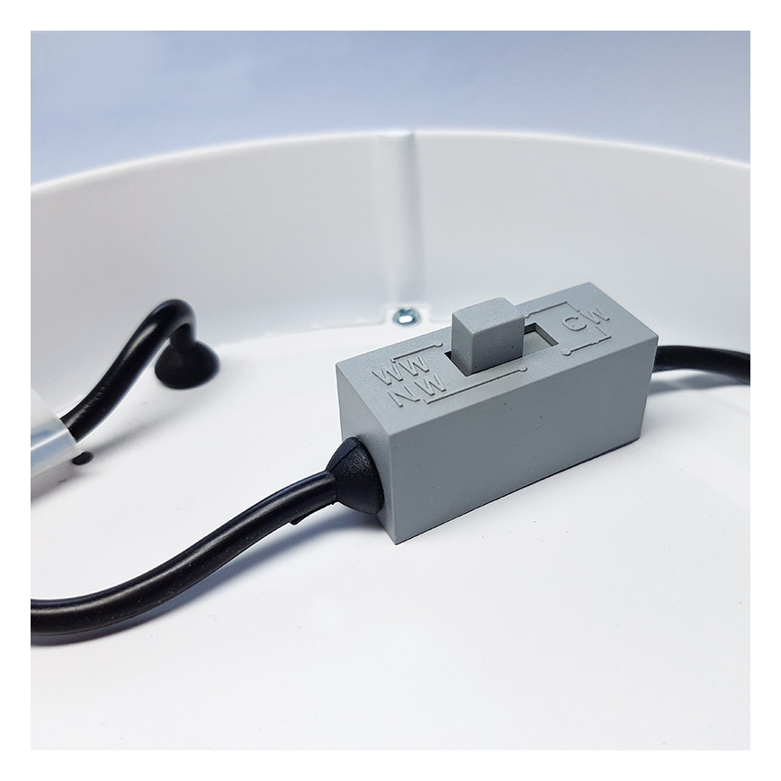 Plafonnier LED/24W/230V 3000/4000/6000K 30x30 cm blanc