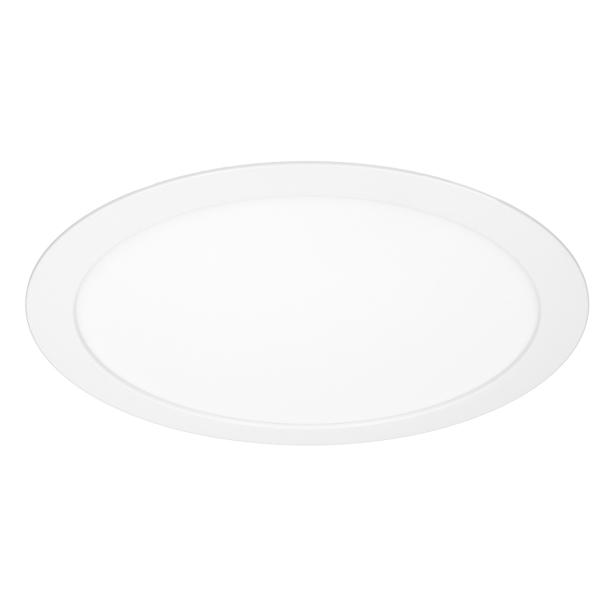 Pannello LED 2 in 1 incasso/superficie 18W/230V 3000/4000/6000K Ø 22,5 cm IP54 bianco