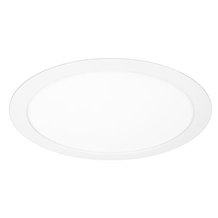 Pannello LED a plafone/da incasso 2-in-1 24W/230V 3000/4000/6000K Ø 30 cm IP54 bianco