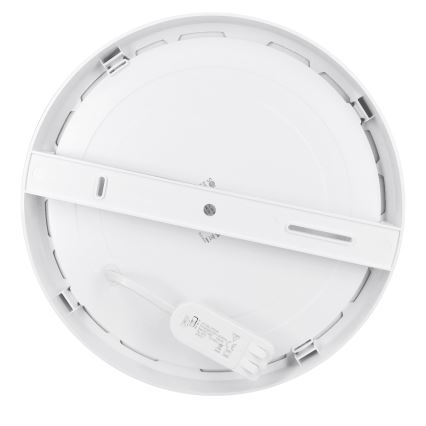 Pannello LED a plafone/da incasso 2-in-1 24W/230V 3000/4000/6000K Ø 30 cm IP54 bianco
