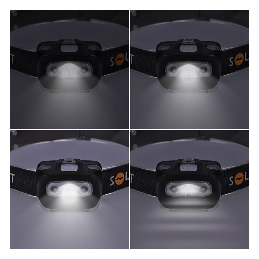Luce frontale LED LED/3W/3xAAA