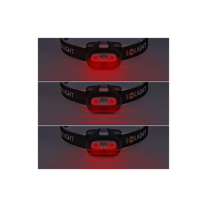 Luce frontale LED LED/3W/3xAAA