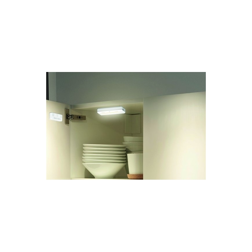 SET 2x LED Illuminazione per mobili LED/0,5W/2xAAA