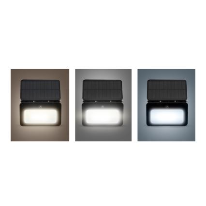 Faretto solare dimmerabile a LED con sensore di movimento e crepuscolare LED/6W/3,7V 2200 mAh 3000/4000/6500K IP65