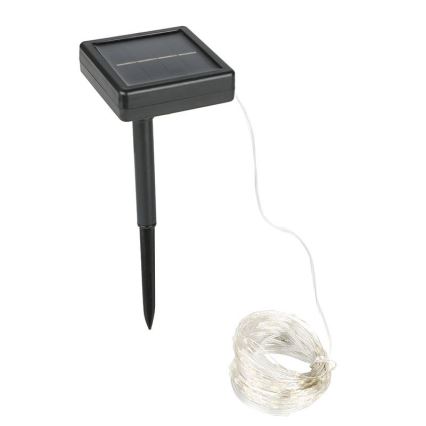 LED Solar-Dekorations-Lichterkette LED/3,7V 800 mAh 22 m