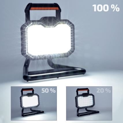 LED Proiettore ricaricabile dimmerabile LED/20W/4400 mAh 4000K IP54